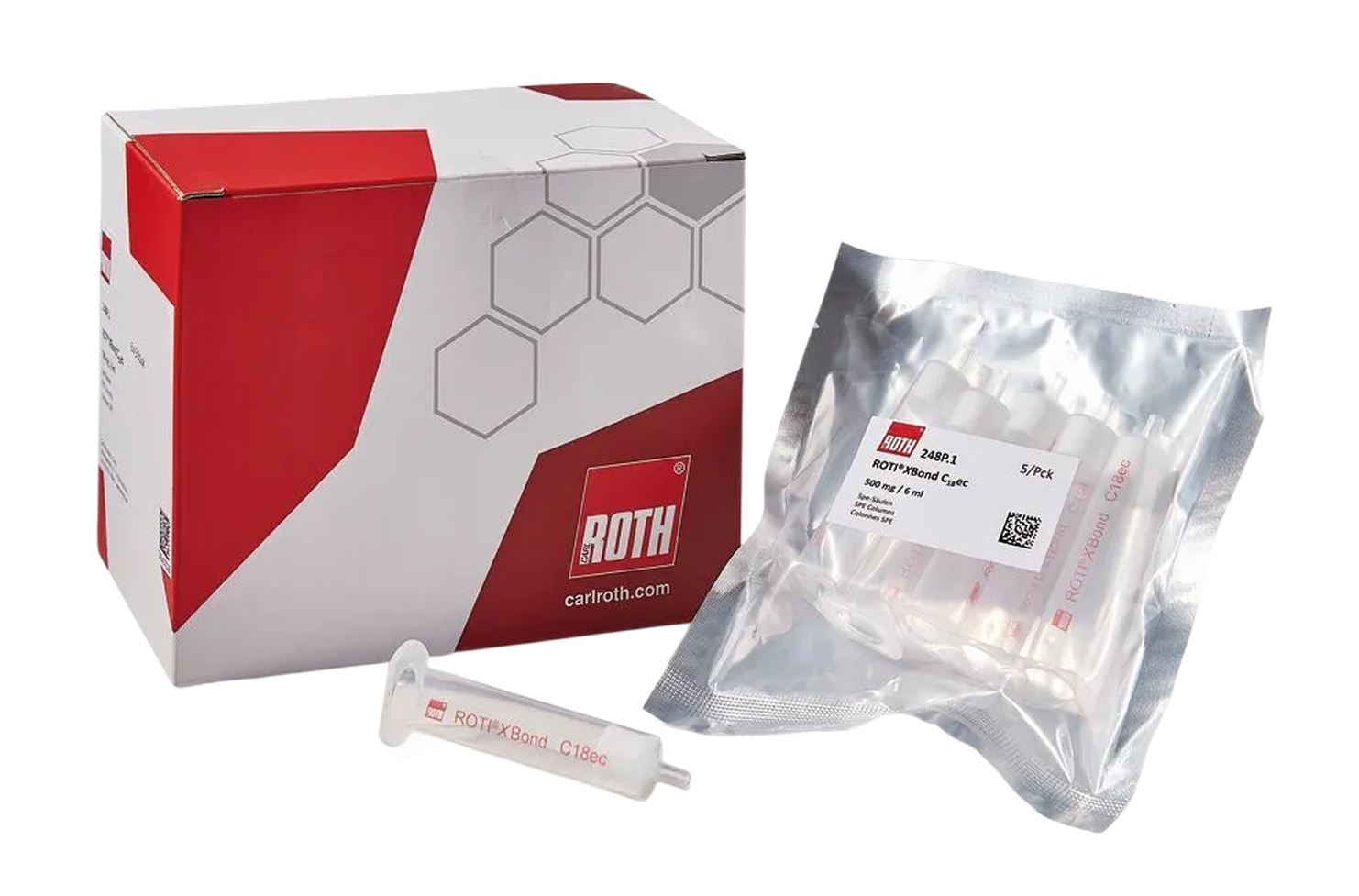 SPE polypropylene columns ROTI ® X Bond Alox-B, 12 ml, 2000 mg, 20 unit(s)