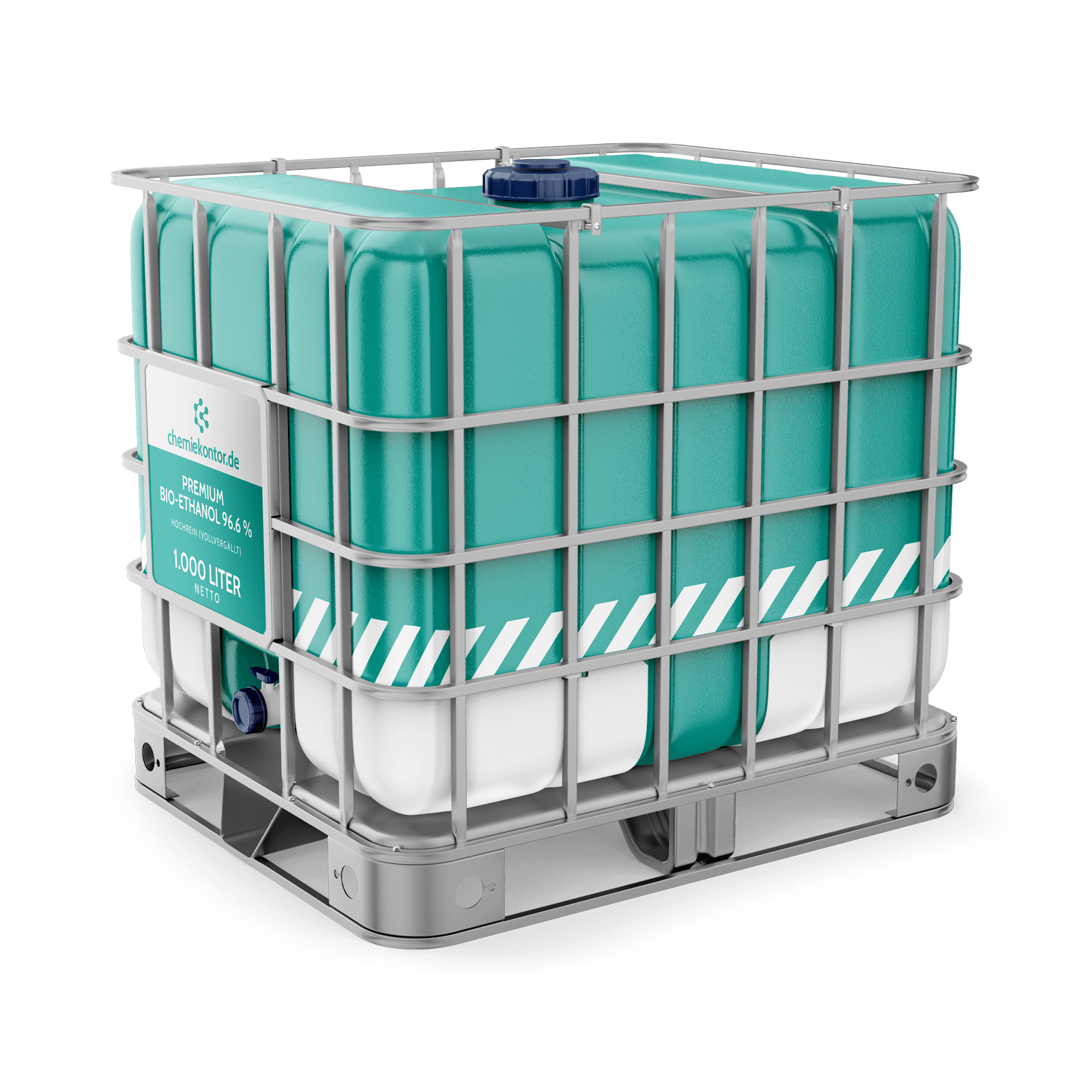 Premium Bio-Ethanol 96.6 % - high purity (fully denatured) (1000 litres)