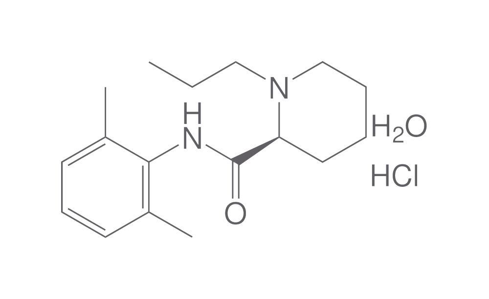 Ropivacaine hydrochloride monohydrate, 500 g