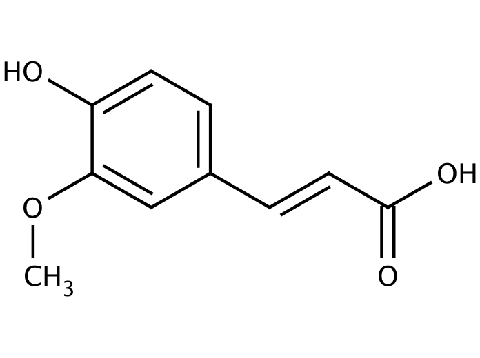trans-4-Hydroxy-3-methoxycinnamic acid [537-98-4]