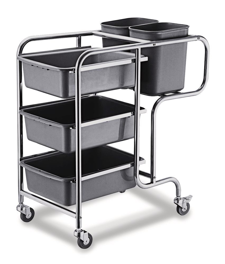 Bath trolleys and flat transportation rollers