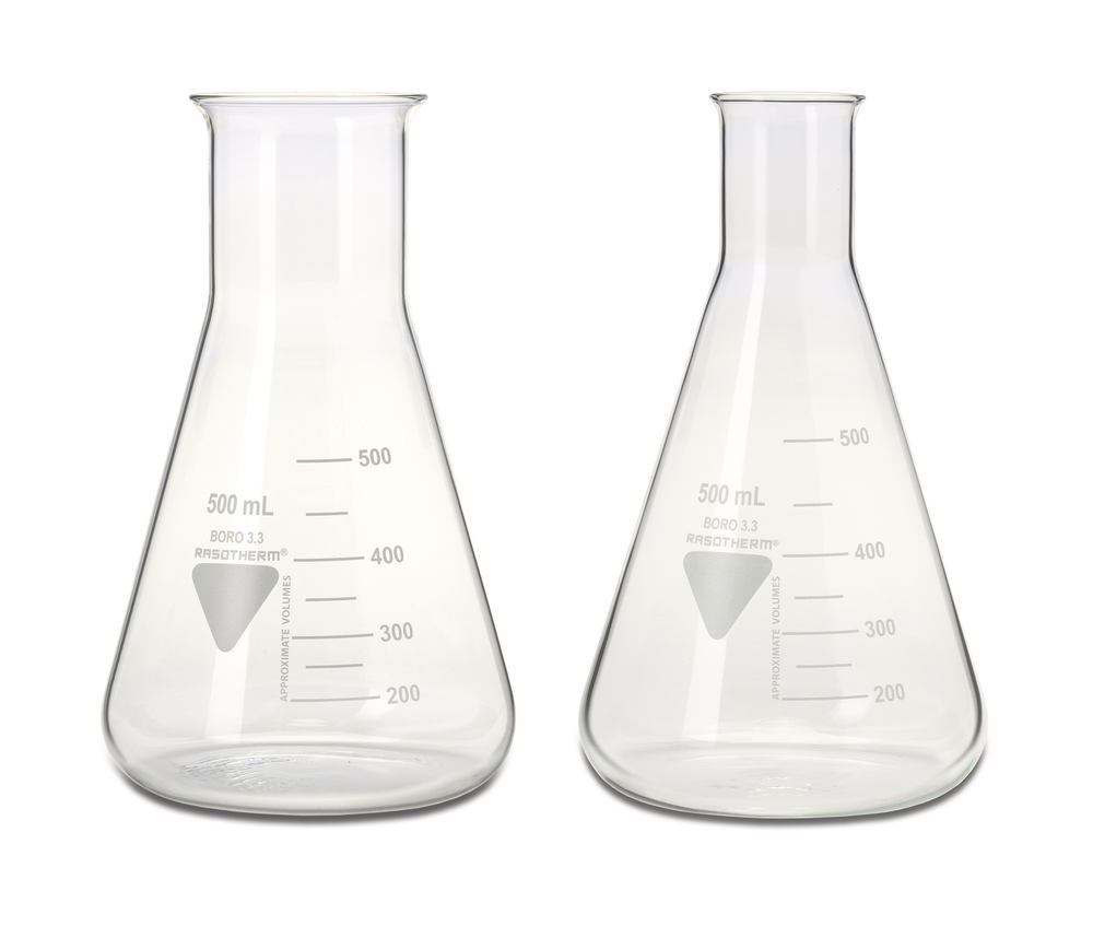 Erlenmeyer flasks