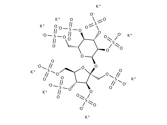 Sucrose octasulfate potassium salt [73264-44-5]