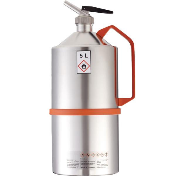 Safety cans stainless steel, 5 l