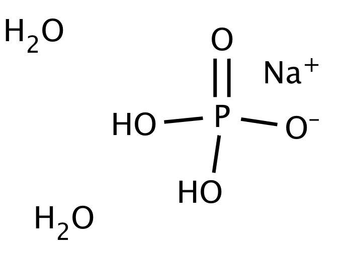 Sodium dihydrogen phosphate dihydrate [13472-35-0]