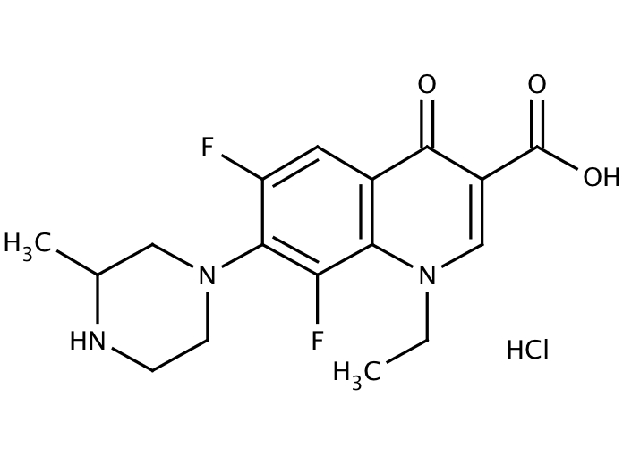 Lomefloxacin hydrochloride [98079-51-7]
