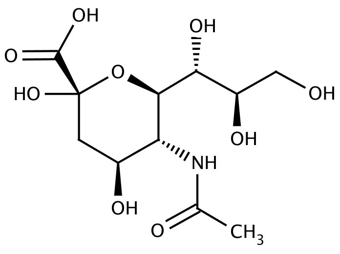 N-Acetylneuraminic acid (Sialic acid) [131-48-6]
