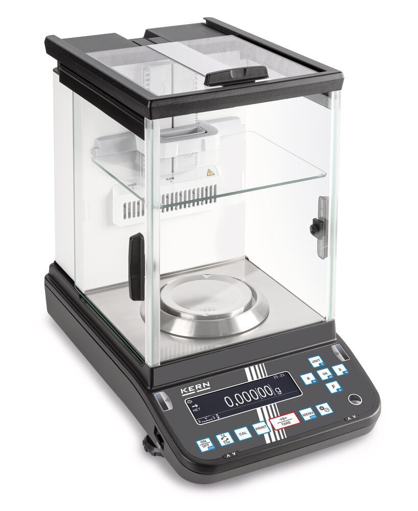 Analytical balance ABP series with automatic sliding doors, cannot be calibrated, 135 g, 0.00001 g