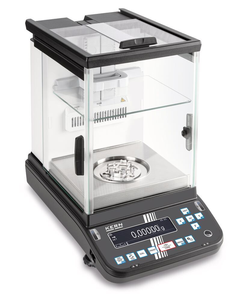 Analytical balance ABP series with automatic sliding doors, cannot be calibrated, 220 g, 0.00001 g