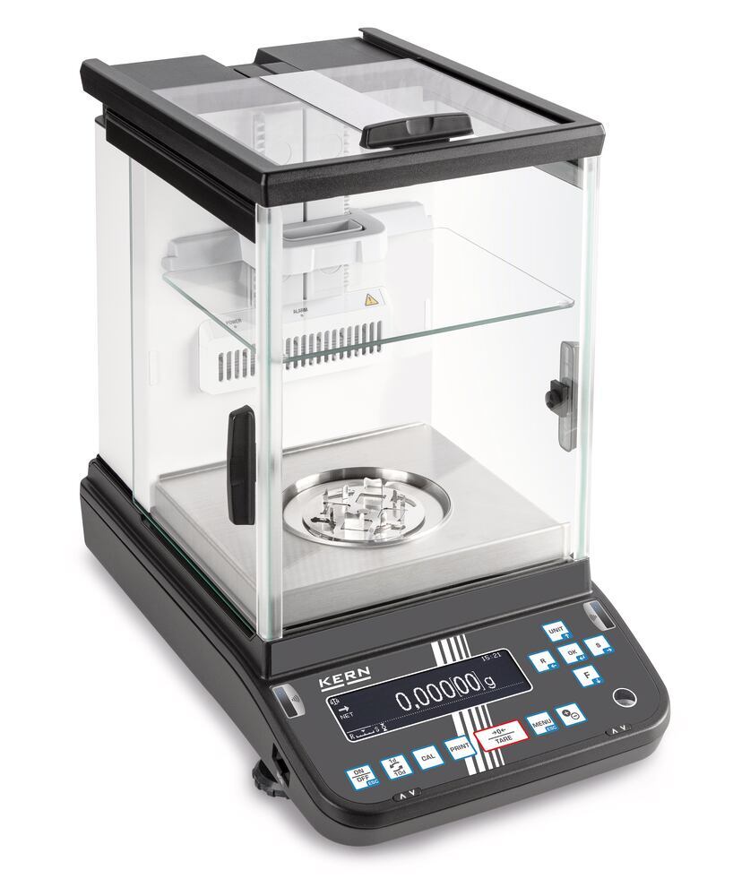 Analytical balance ABP series with automatic sliding doors, cannot be calibrated, 52/120 g, 0.00001/0.0001 g