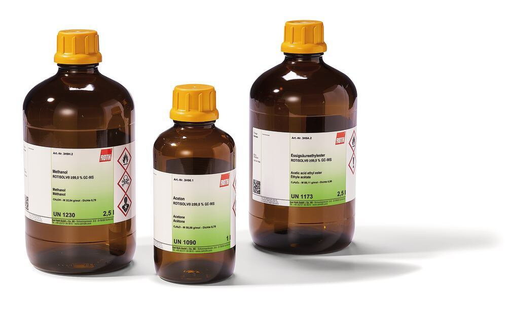 Solvents for chromatographic applications