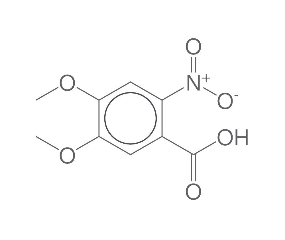 4,5-Dimethoxy-2-nitrobenzoic acid, 100 g
