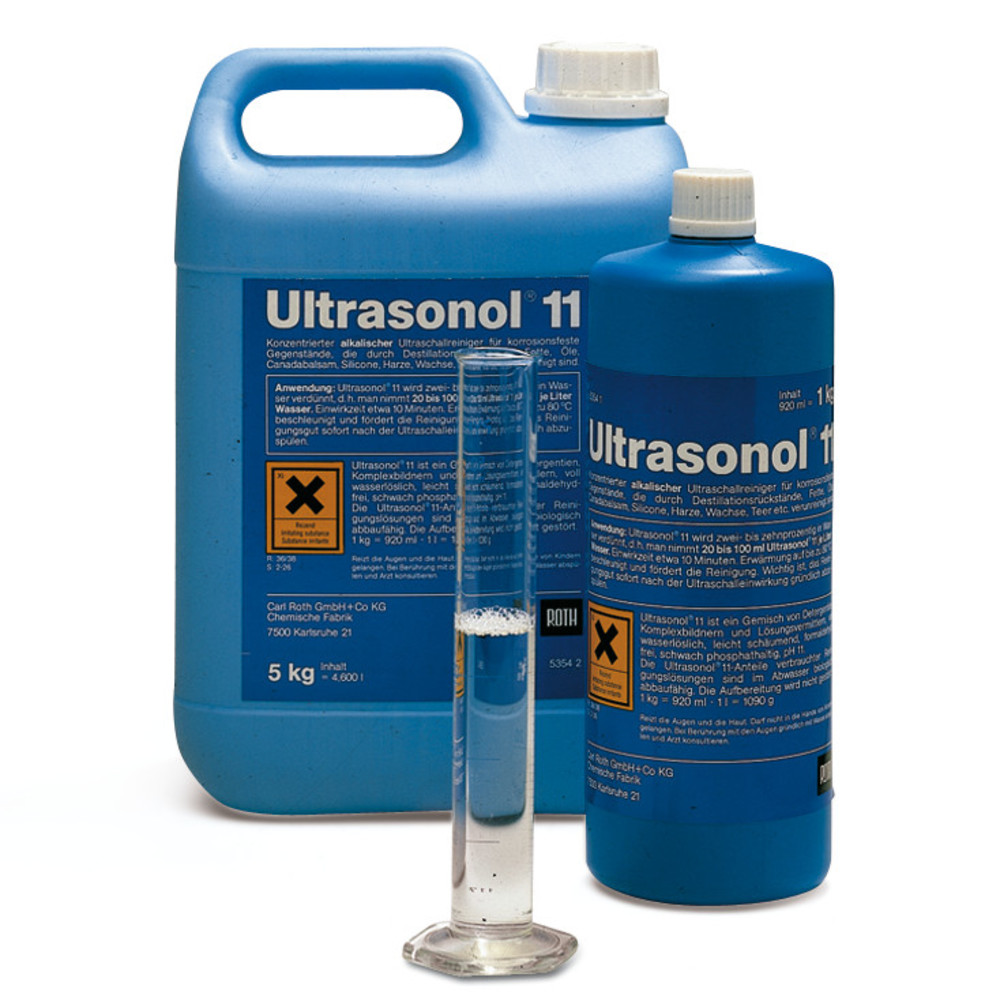 Cleaning products for ultrasonic devices