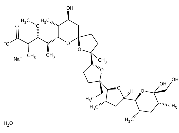 Monensin sodium salt [22373-78-0]