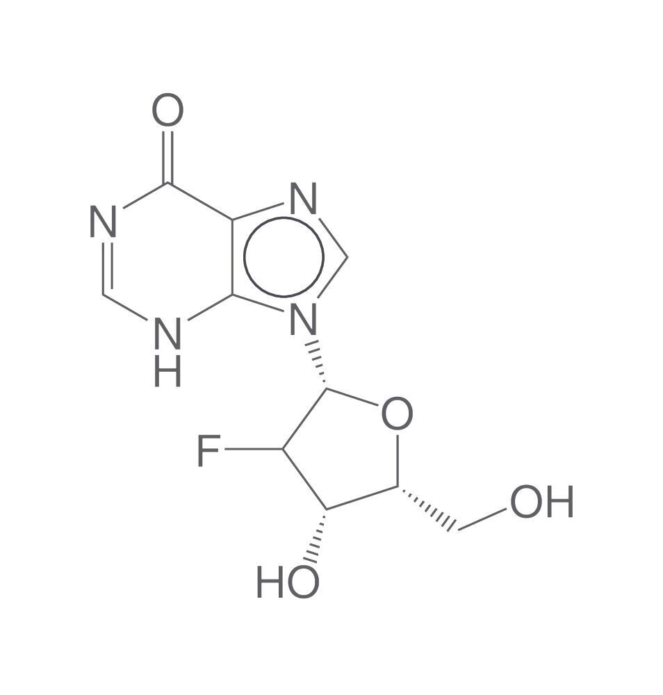 9-(2'-Deoxy-2'-fluoro-β-D-arabinofuranosyl)hypoxantine, 250 mg