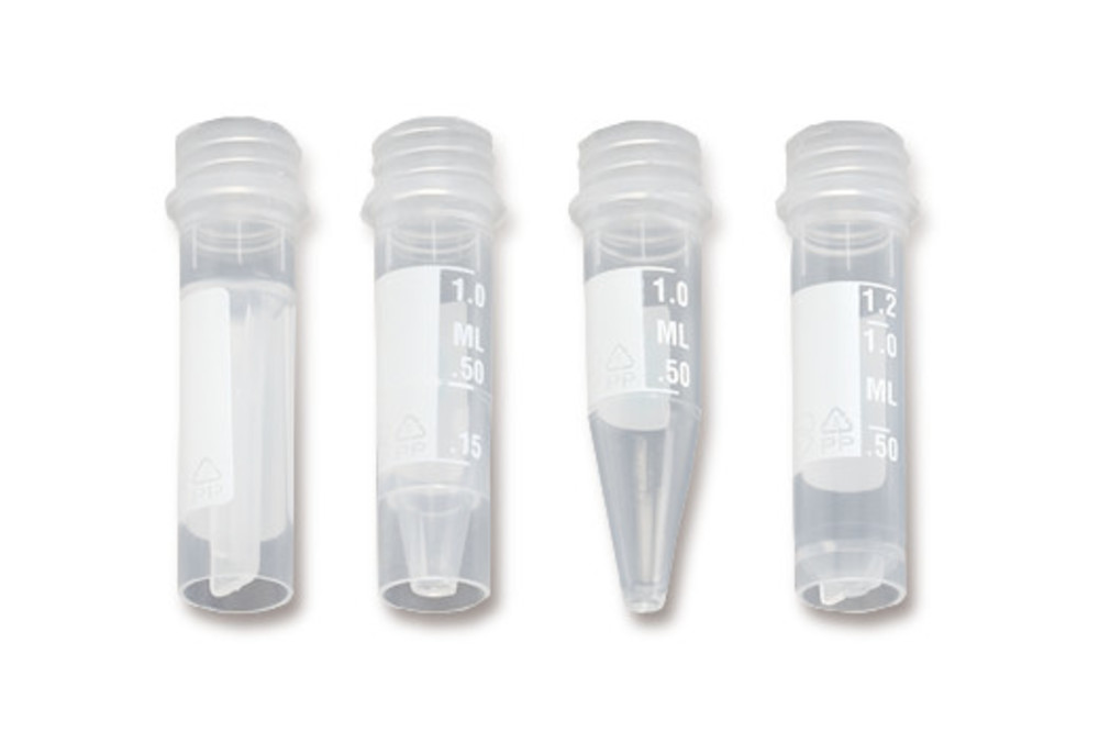 Cryogenic tubes and screw-in vessels