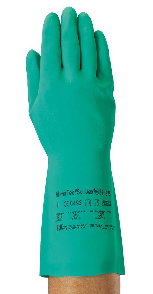 axx21 Chemical protection gloves Solvex ®  37-675, Size: 10