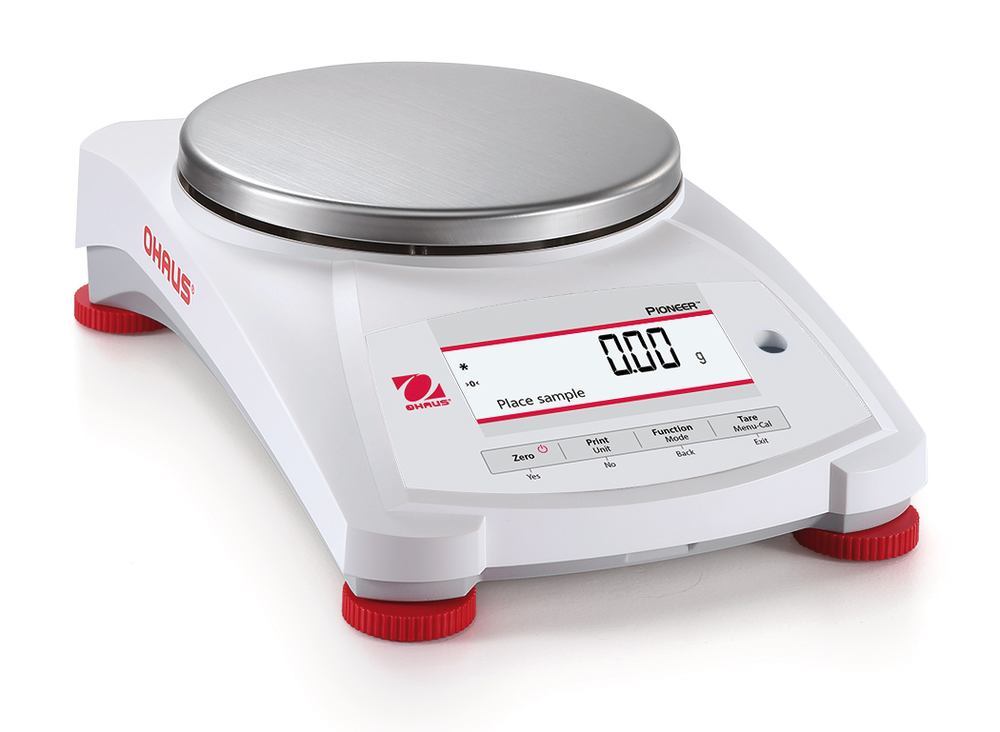 Precision balance Pioneer ®  series internal adjustment, cannot be calibrated, 3200 g, 0.01 g
